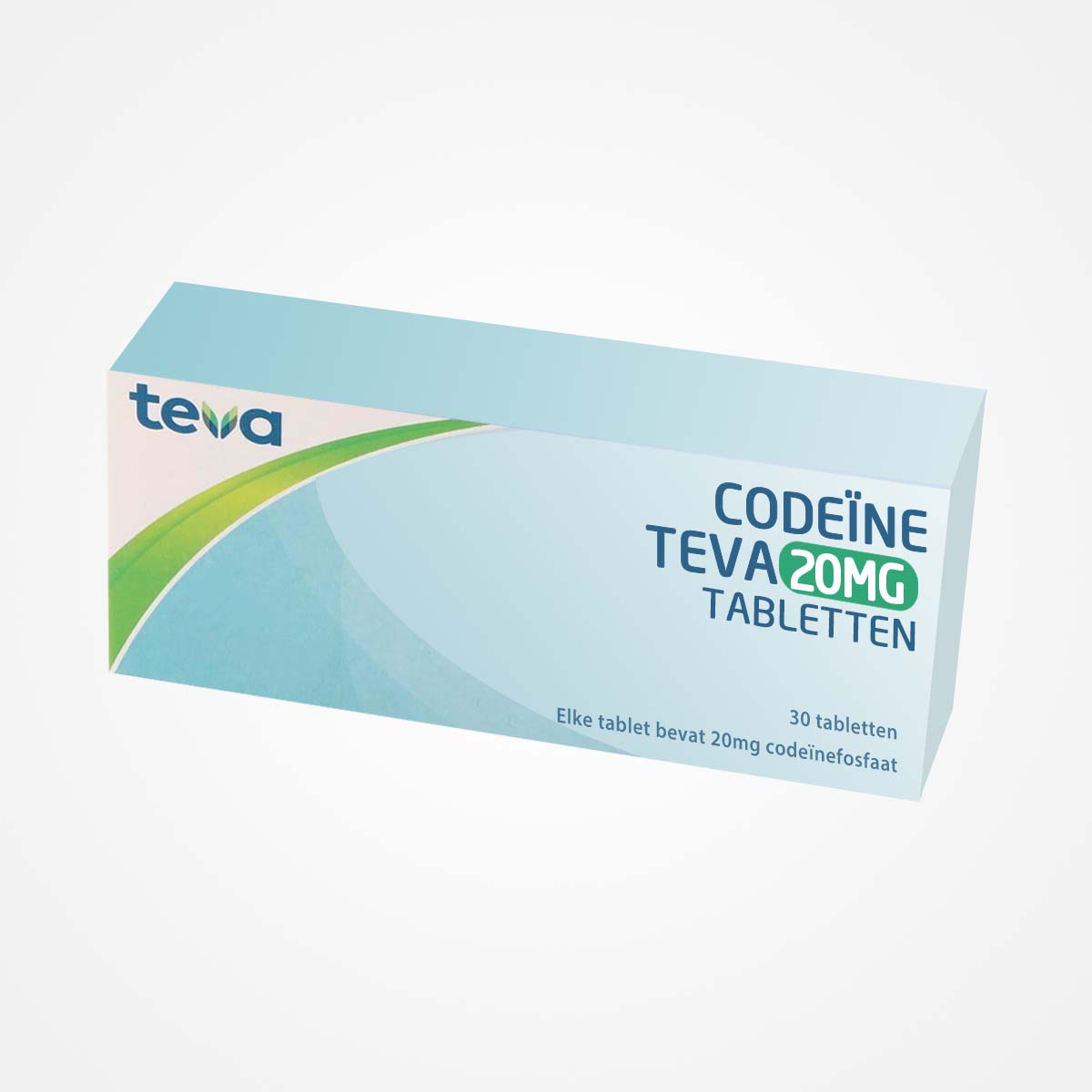 Codeïne 30 mg 30 tabletten 5 codeine 20mg teva