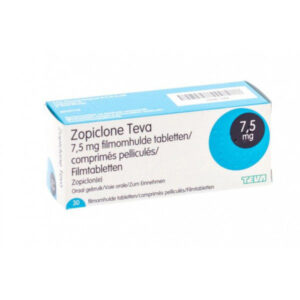 Zopiclone Teva 7.5mg – 30 Tabletten Kopen Zonder Recept 3 zopiclone teva 7 5mg kopen